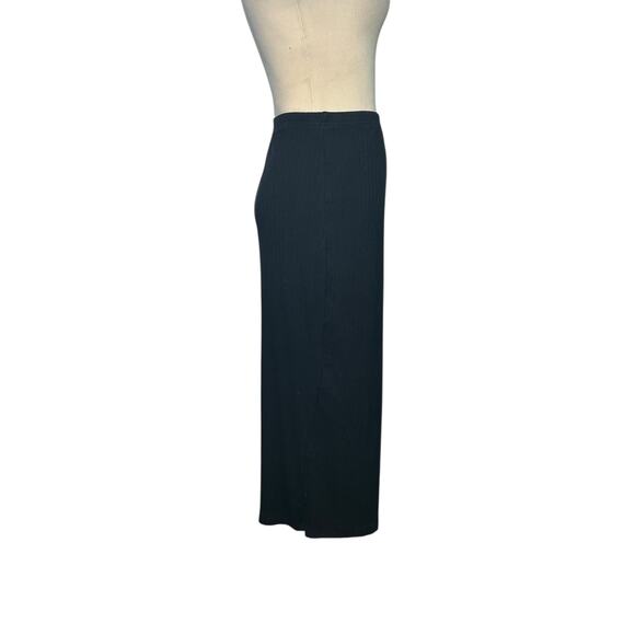 Black ribbed pull on skirt size Large - Picture 8 of 13
